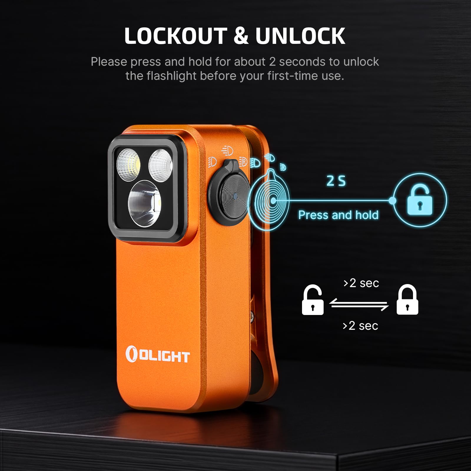 Amazon.co.jp: OLIGHT Oclip Pro EDC 懐中電灯クリップオンライト 充電